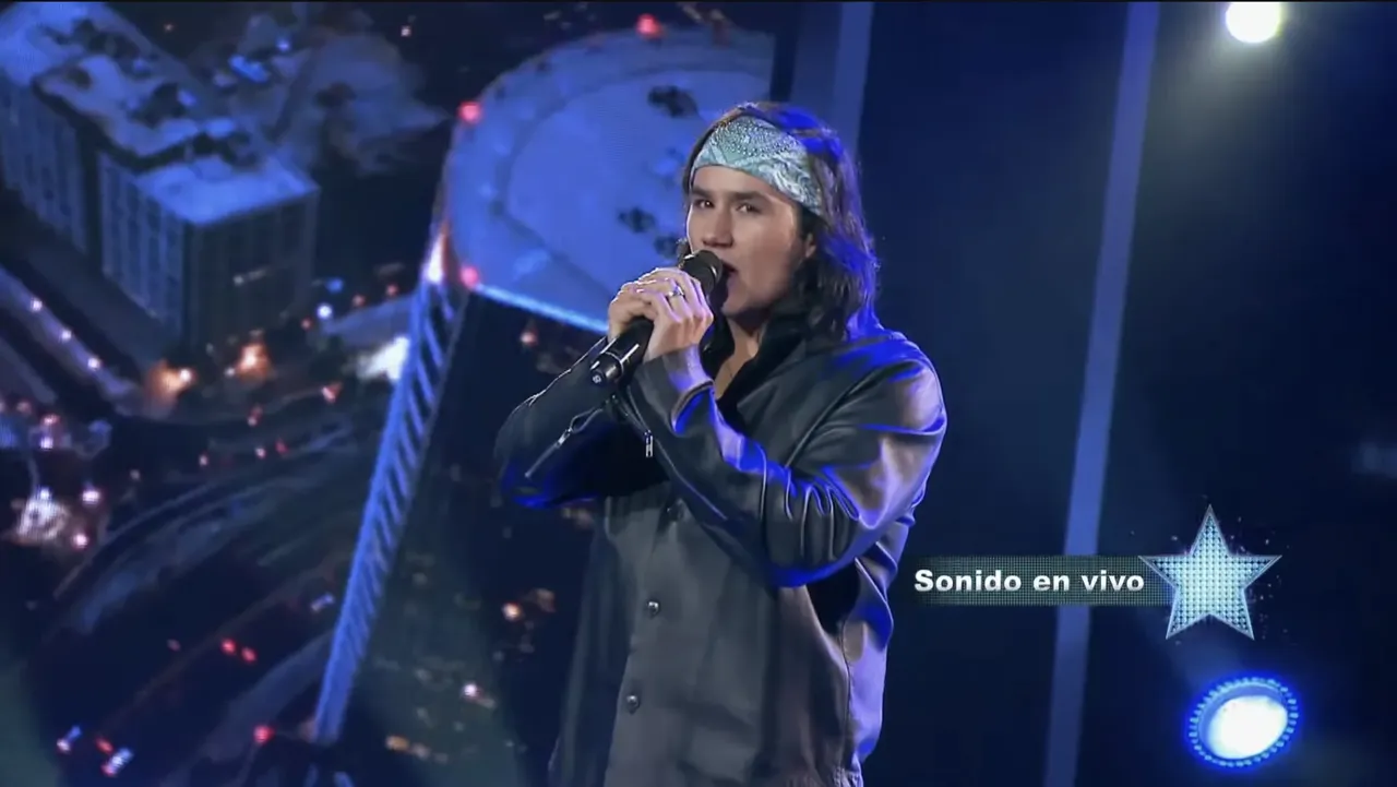 Mateo Acevedo cantando como Bon Jovi en «Yo Me Llamo»
